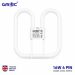 16W 2D Fluorescent Bulb 4 Pin Cool White 7000K – 1800 Lumens