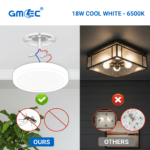 18W LED Surface Mounted Ceiling Light 6500K Cool White