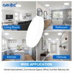 18W LED Surface Mounted Ceiling Light 6500K Cool White