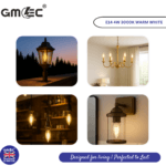 4W LED Filament Bulb Warm White 3000K – 550 Lumens, Non-Dimmable