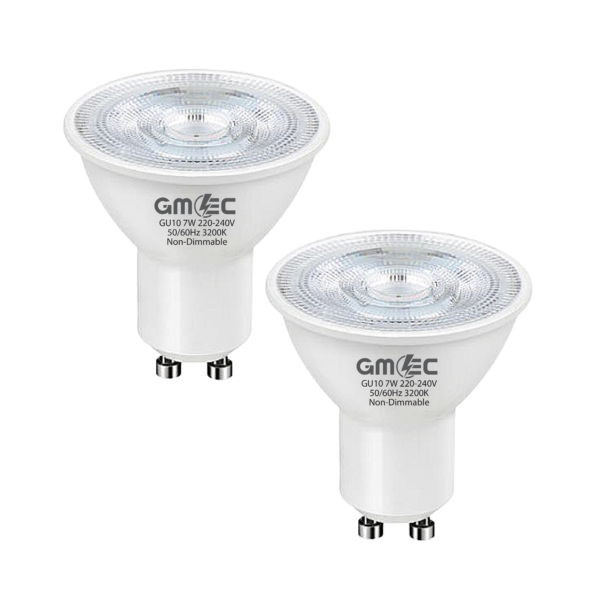 GU10 7W COB Warm White LED Bulb – Energy-Efficient, 3200K