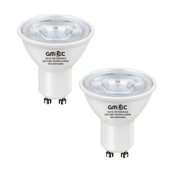 GU10 7W COB Cool White LED Bulb – Energy-Efficient, 6500K