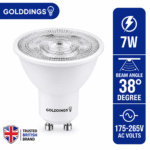 GU10 7W LED Bulb 3 Colour Changing Warm Cool Daylight
