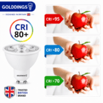 GU10 7W LED Bulb 3 Colour Changing Warm Cool Daylight