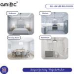 B22 18W LED Bulb – Energy-Efficient, Cool White