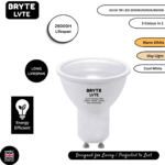 Bryte Lyte 7W Dimmable GU10 LED Spotlight – Cool White