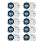 Carbon Monoxide Detector Alarm LCD Display 10 Year Battery CO Alarm CE Certified