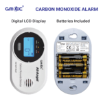 Carbon Monoxide Detector Alarm LCD Display 10 Year Battery CO Alarm CE Certified