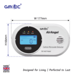 Carbon Monoxide Detector Alarm LCD Display 10 Year Battery CO Alarm CE Certified