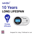 Carbon Monoxide Detector Alarm LCD Display 10 Year Battery CO Alarm CE Certified