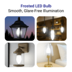 E14 7W LED Candle Bulb Cool White 6500K