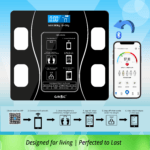Bluetooth Body Fat Smart Scale – Digital BMI Bathroom Scale