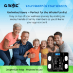 Bluetooth Body Fat Smart Scale – Digital BMI Bathroom Scale