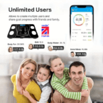 Bluetooth Body Fat Smart Scale – Digital BMI Bathroom Scale