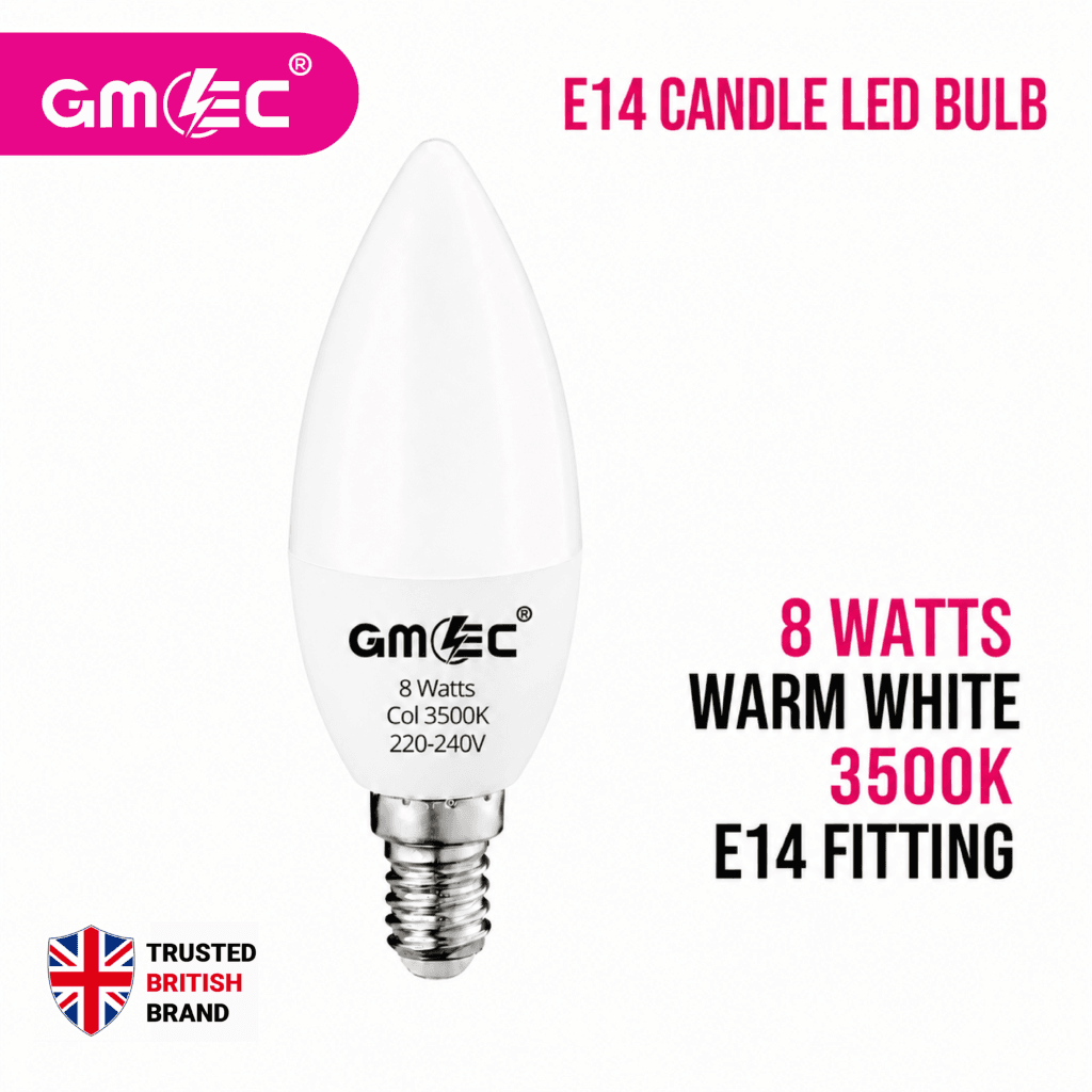 E14 8W LED Candle Bulb