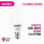 E14 8W LED Candle Bulb