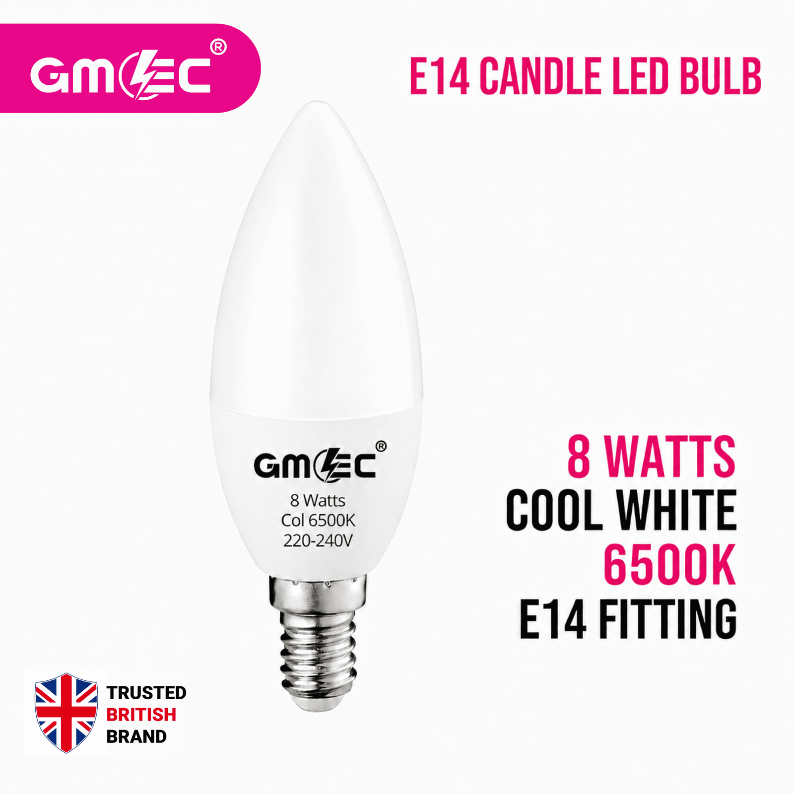 E14 8W LED Candle Bulb
