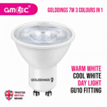 GU10 7W LED Bulb 3 Colour Changing
