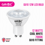 12W GU10 LED Bulb Cool White 7000K