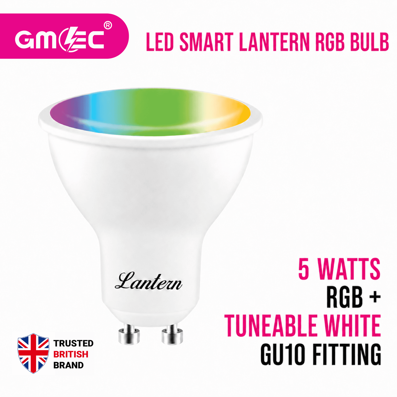 LANTERN 5W GU10 RGB Smart LED Bulb