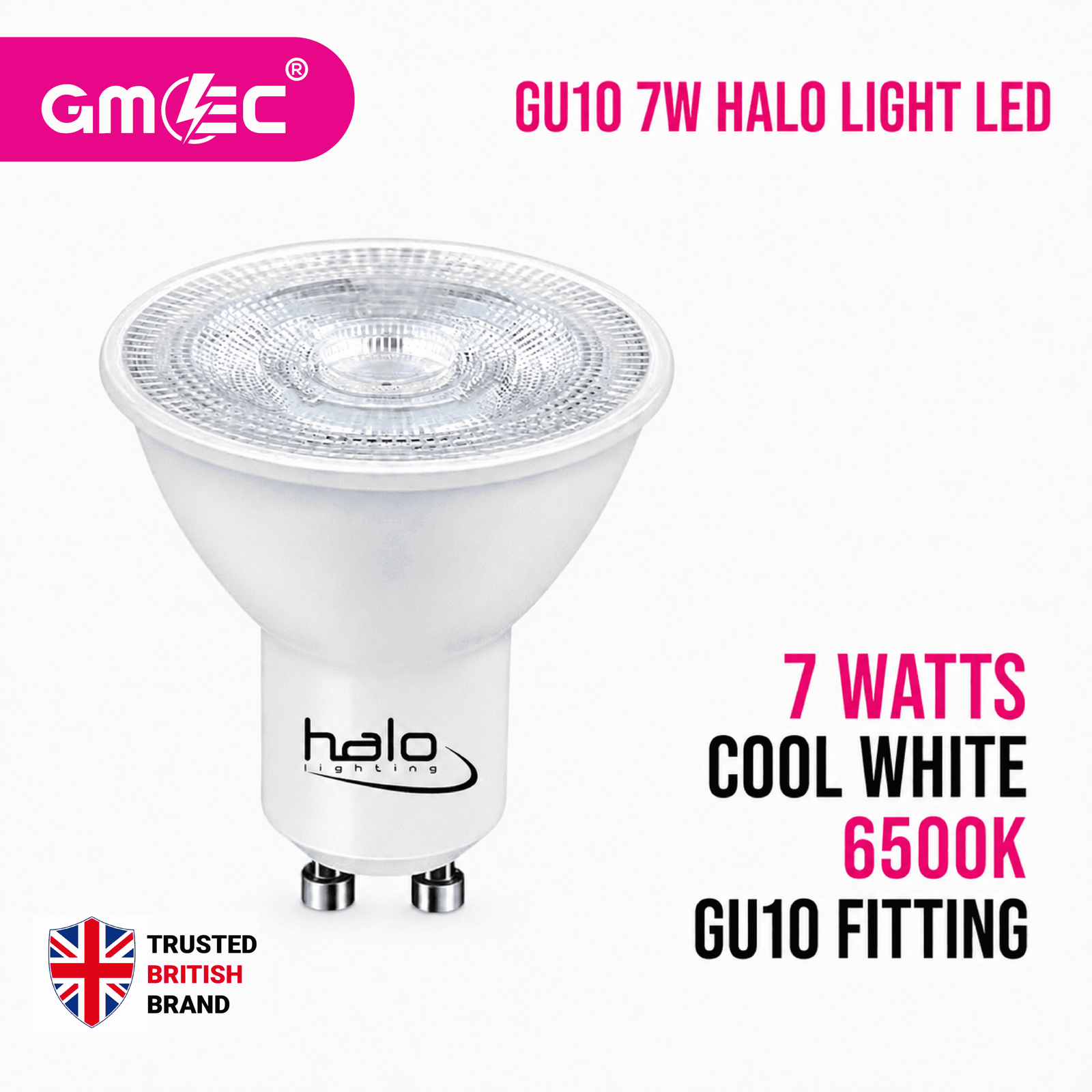 Halo 7W GU10 LED Bulb Cool White