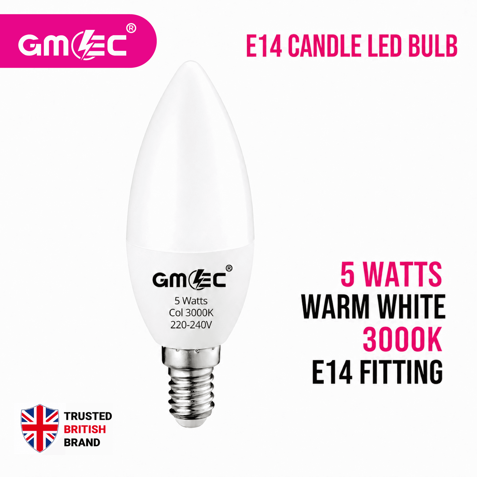 E14 5W LED Candle Bulb
