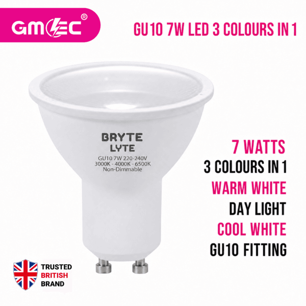 7W Dimmable GU10 LED Spotlight