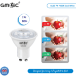 7W GU10 LED Bulb Cool White 7000K