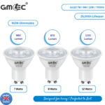 7W GU10 LED Bulb Cool White 7000K