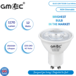 12W GU10 LED Bulb Cool White 7000K