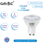 9W GU10 LED Bulb Cool White 7000K