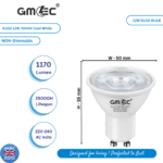 12W GU10 LED Bulb Cool White 7000K