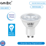9W GU10 LED Bulb Cool White 7000K
