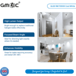 9W GU10 LED Bulb Cool White 7000K