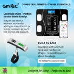 Bluetooth Body Fat Smart Scale – Digital BMI Bathroom Scale
