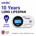 Carbon Monoxide Detector Alarm LCD Display 10 Year Battery CO Alarm CE Certified
