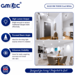 9W GU10 LED Bulb Cool White 7000K