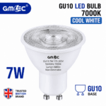 7W GU10 LED Bulb Cool White 7000K