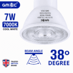 7W GU10 LED Bulb Cool White 7000K