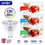 7W GU10 LED Bulb Cool White 7000K