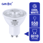 GU10 7W LED Bulb Warm White 3200K COB Spotlight