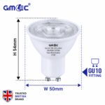GU10 7W LED Bulb Cool White 6500K COB Spotlight