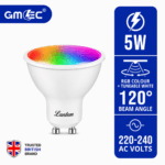 LANTERN 5W GU10 RGB Smart LED Bulb – WiFi & Tunable White, Non-Dimmable
