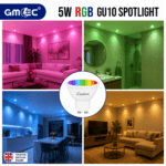 LANTERN 5W GU10 RGB Smart LED Bulb – WiFi & Tunable White, Non-Dimmable