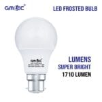 18W LED Frosted Bulb B22 Cool White 6500K