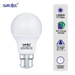 18W LED Frosted Bulb B22 Cool White 6500K