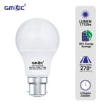 18W LED Frosted Bulb B22 Warm White 2700K