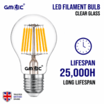 24W LED Filament Bulb E27 2700K Warm White