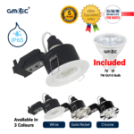 IP65 GU10 Downlight Fire Rated 30/60/90 Twist Lock Spotlight Fitting