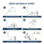IP65 GU10 Downlight Fire Rated 30/60/90 Twist Lock Spotlight Fitting